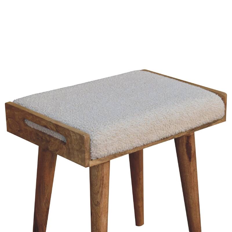 Tray Style and Minimalist Wooden Footstool