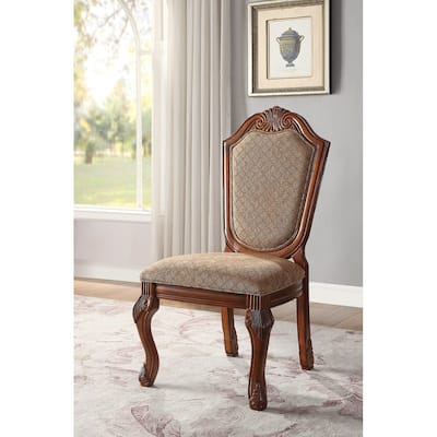 Eliza Solid Back Side Chairs (Set of 2)