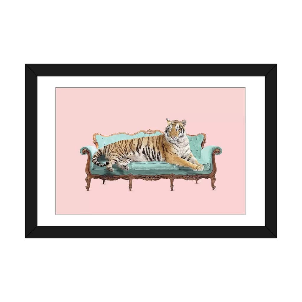 iCanvas "Lazy Tiger" by Robert Farkas