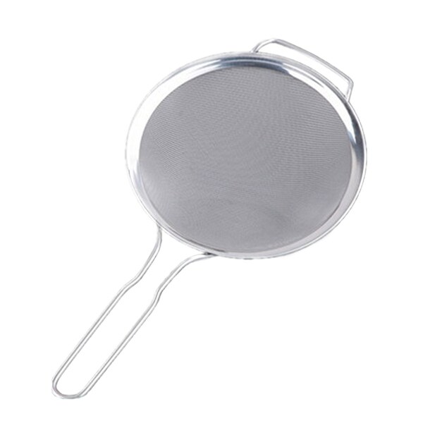 large stainless steel colander