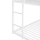 preview thumbnail 13 of 16, Twin Metal Bed Frame, Twin Over Twin Bunk Bed w/Ladder & Guardrail