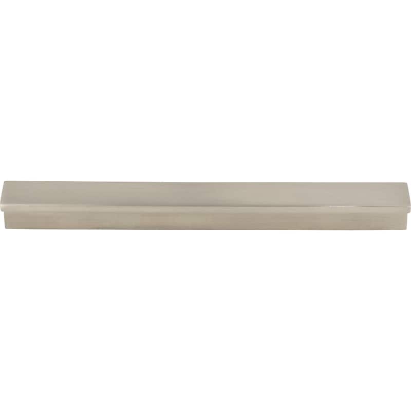 Top Knobs Minetta 6-5/16 Inch Center to Center Finger Cabinet Pull - Brushed Satin Nickel