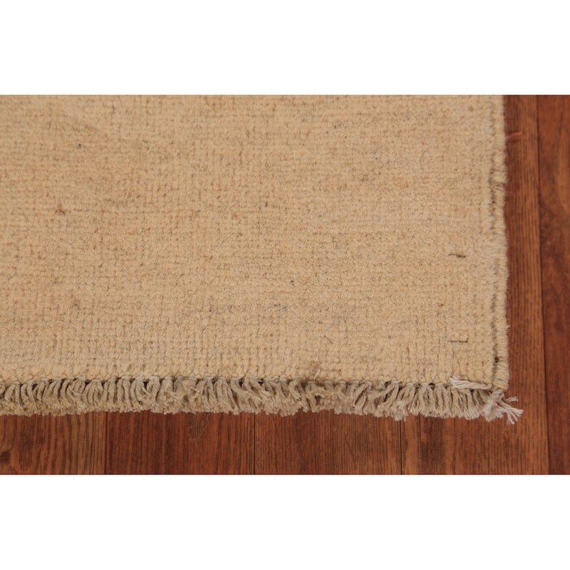 Gabbeh Oriental Foyer Rug Hand-Knotted Wool Carpet - 2'1"x 3'0"