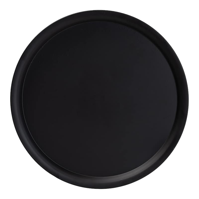 Webb Metal Pedestal Side Table - Modern Accent Table with Round Tray Top for Indoor or Semi-Outdoor Use