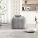 preview thumbnail 17 of 43, Roomfitters Soft Beanbag Chair with High Resilience Foam Core – Comfortable Square Recliner Sofa for Gaming, Watching TV