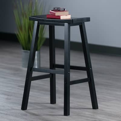 Saddle Seat Bar Stool - 17.91 x 15.79 x 28.86 inches