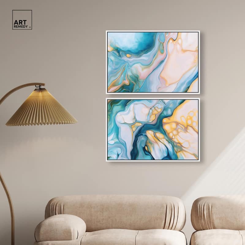 Visions Pastel III Canvas Set of 2 by Art Remedy