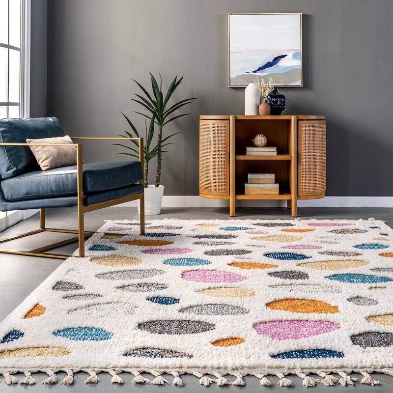 Nuloom Maybelle Braided Tassle Modern Area Rug