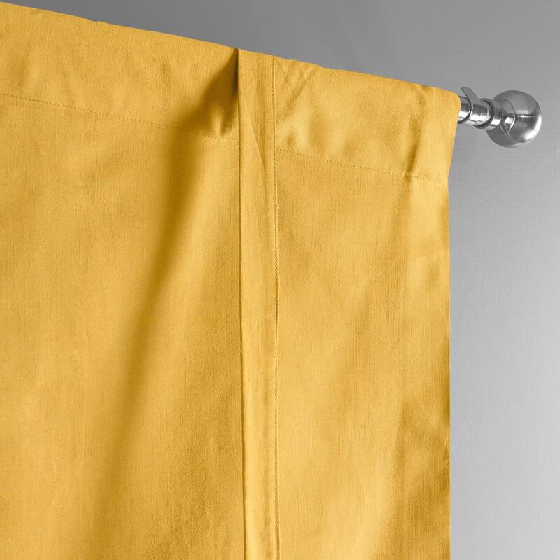 Exclusive Fabrics Dune Textured Solid Cotton Tie-Up Window Shade (1 Panel)