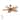 Palm Island 52 Inch Tropical Ceiling Fan with 5 Palm Leaf Blades