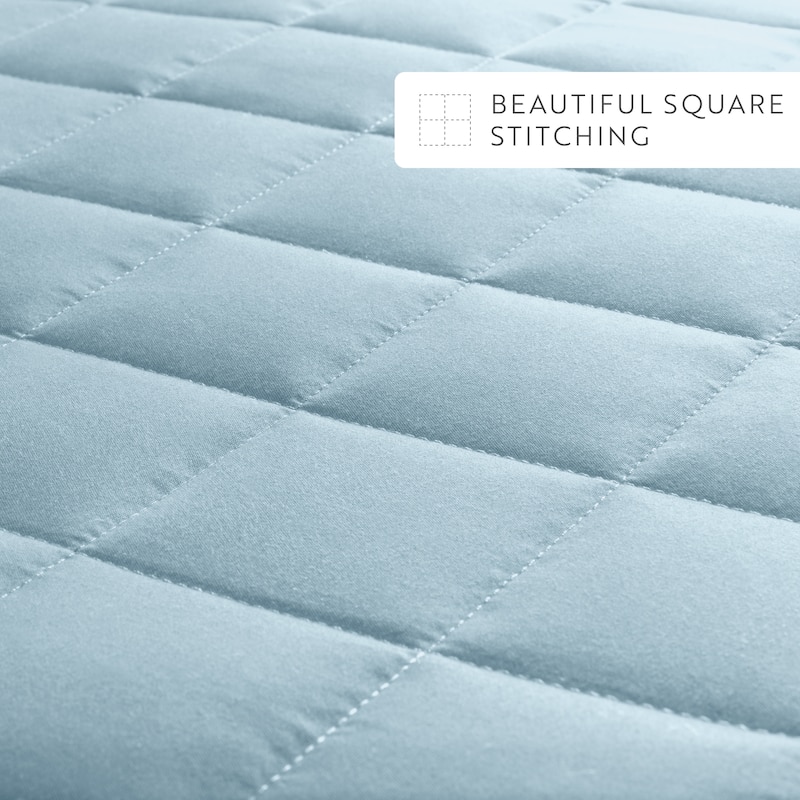 Becky Cameron Premium Ultra Soft Square Quilted Coverlet Set