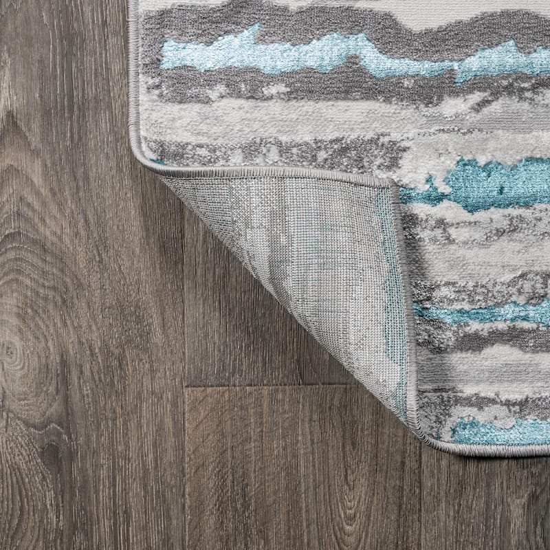 JONATHAN Y Timeworn Modern Stripe Area Rug