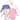 Touched by Nature Girls Organic Cotton Long-Sleeve Bodysuits, Bubblegum Floral