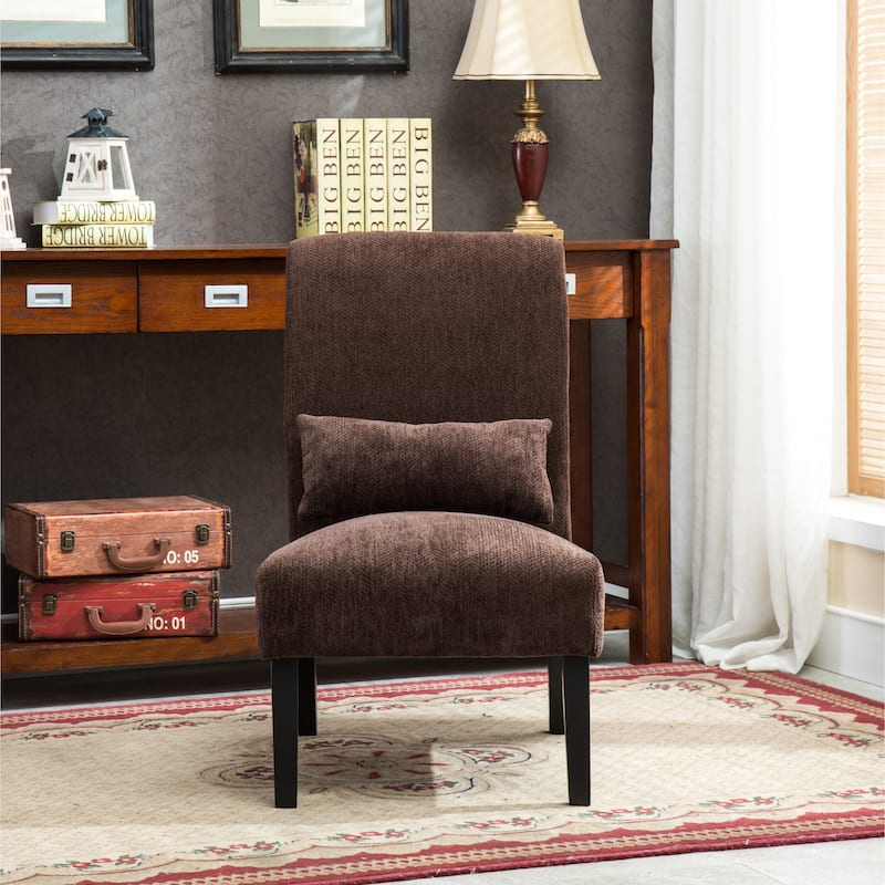 31.75" High Back Polyester Accent Chair