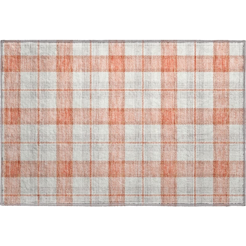 Premium Washable Super Soft Plaid Mayfield Rug