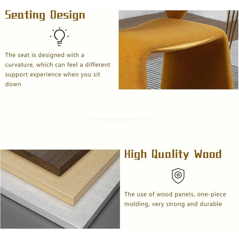 XINMICS Modern Sherpa Accent Chair, Teddy Upholstered Arm Single Sofa, Cozy Fluffy Reading Chair
