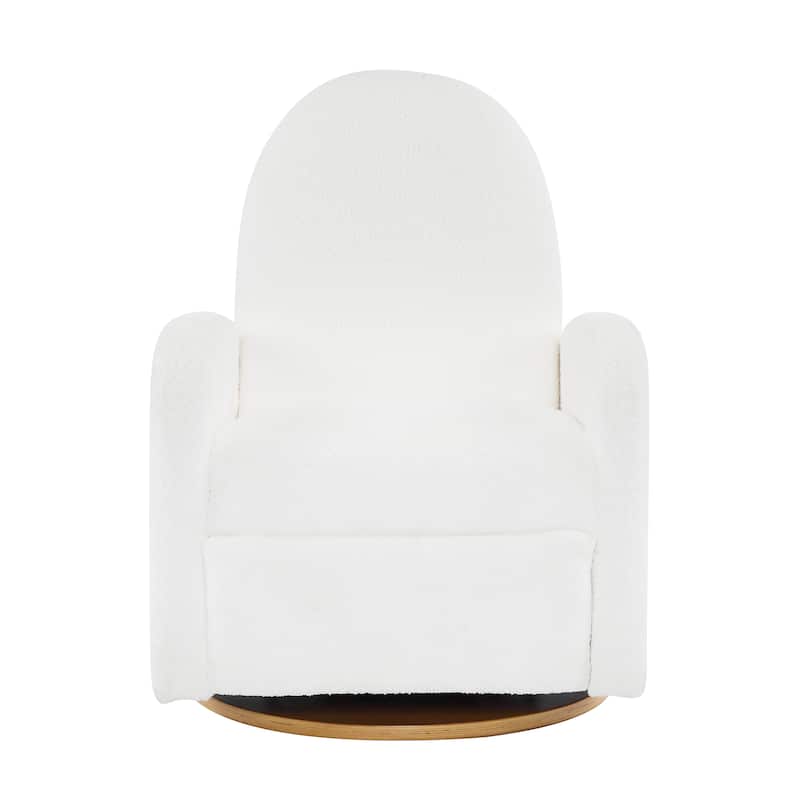 Manual Swivel Recliner Chair for Adults, Glider Rocking Chair for Nursery, Comfortable Nursery Recliner