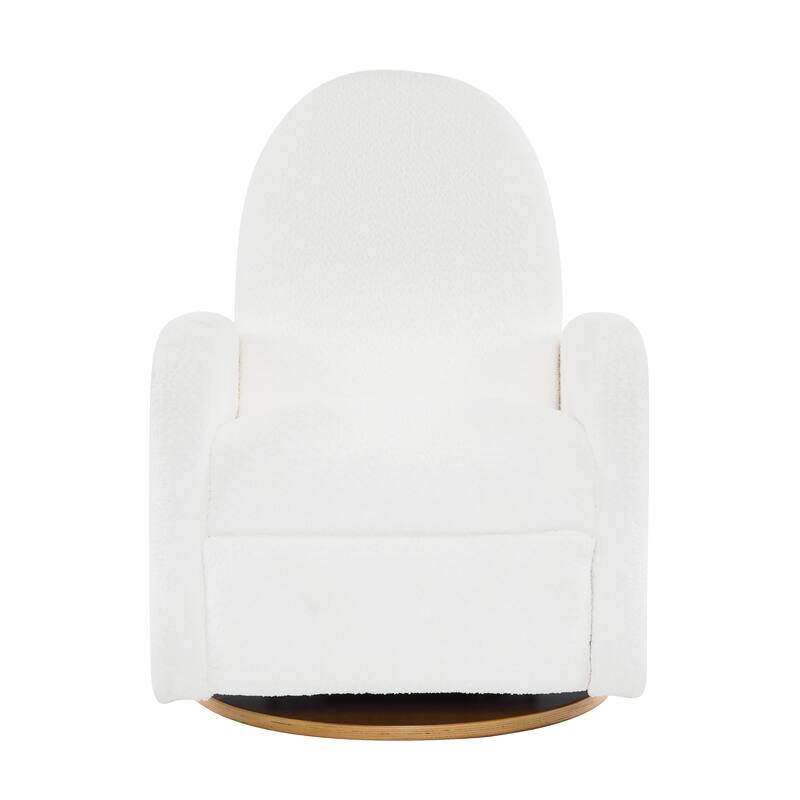 Roomfitters 360 Swivel Glider Recliner Chair, Modern Cozy Upholstered Accent Seating