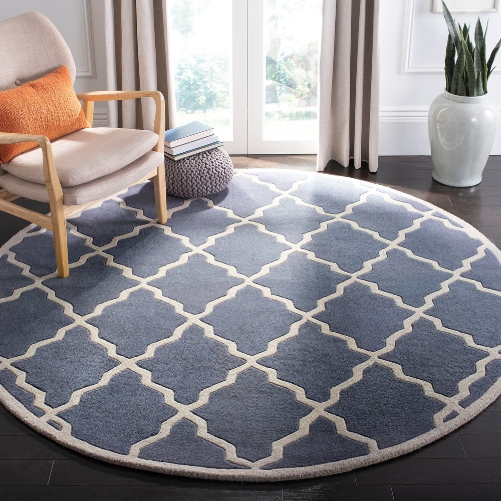 SAFAVIEH Handmade Chatham Nhuong Modern Moroccan Wool Rug