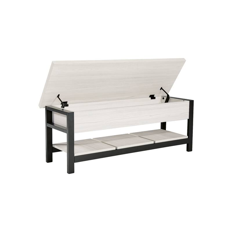Signature Design by Ashley Rhyson White Storage Bench