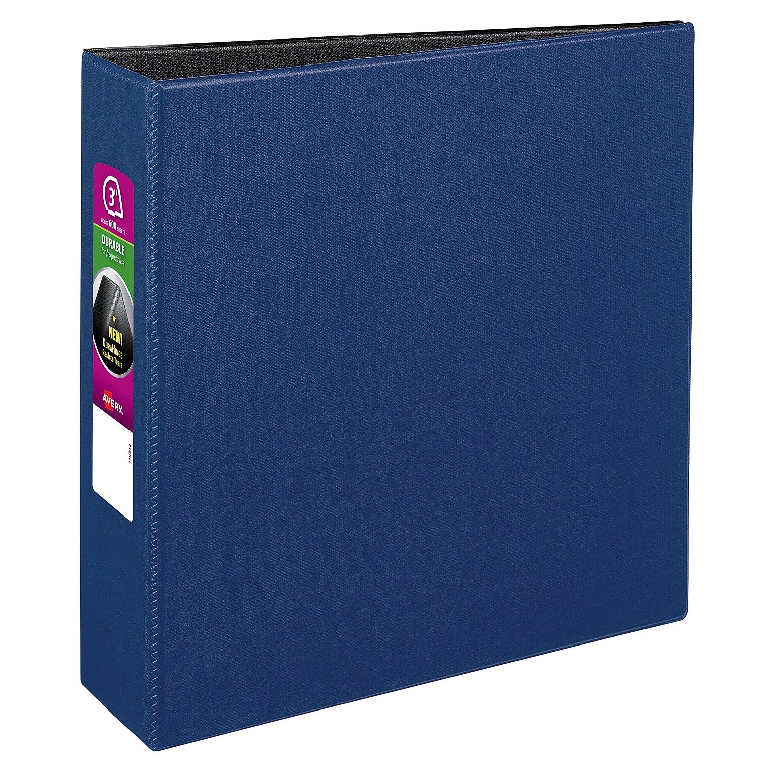 Avery Durable Blue 3-inch 3-Ring DuraHinge Non-View Binder - 8.5