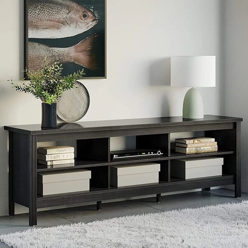 70 Inch TV Stand for 75'' TV, Classic Entertainment Center TV Console
