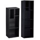 preview thumbnail 15 of 25, VECELO Set of 2 Cube Bookshelves, 3-Tier & 4-Tier Open Storage Shelves with Irregular Cubes for Living Room Bedroom Office