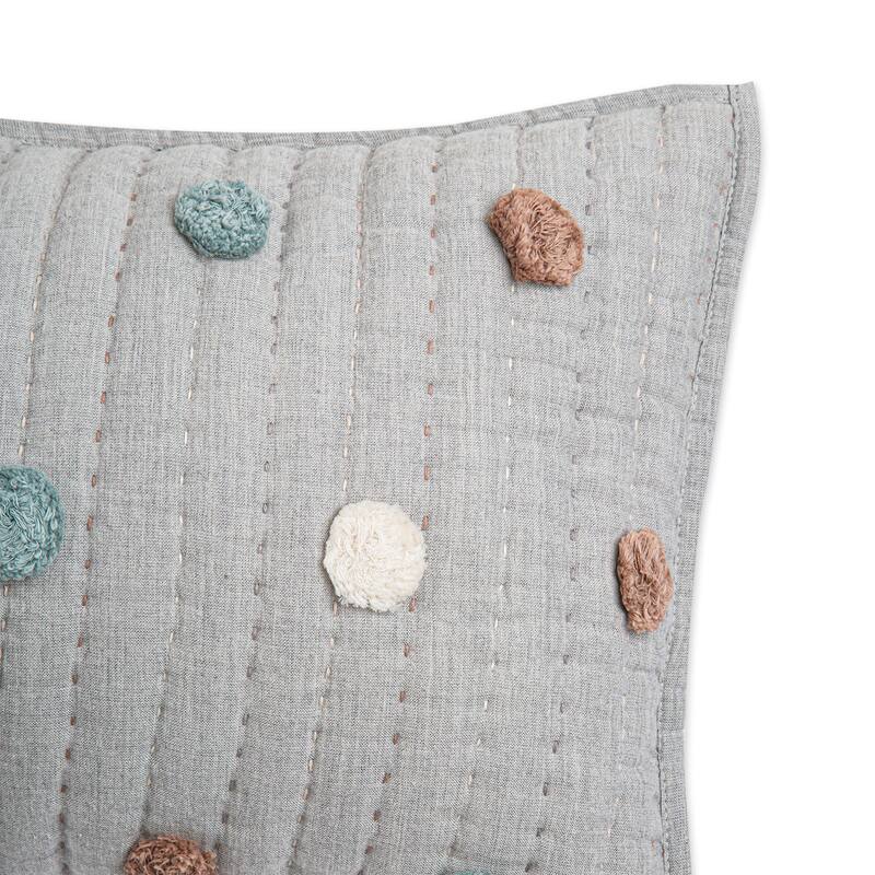 Crane Baby Decorative Quilted Pillow Ezra