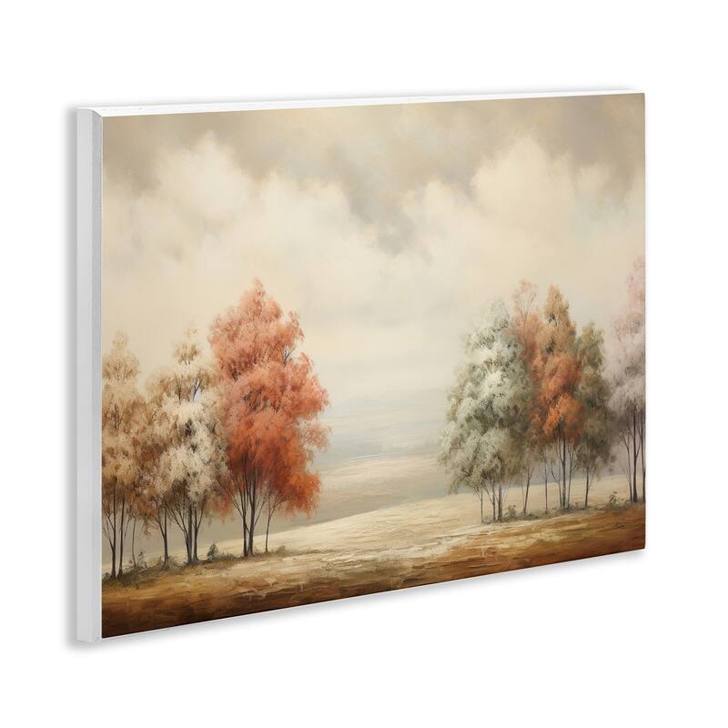 Stupell Muted Autumn Treeline Wall Plaque Art Design By Franklyn Gregory