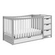 preview thumbnail 20 of 35, Graco Remi 4 in 1 Convertible Crib & Changer with Premium Foam Crib and Toddler Mattress