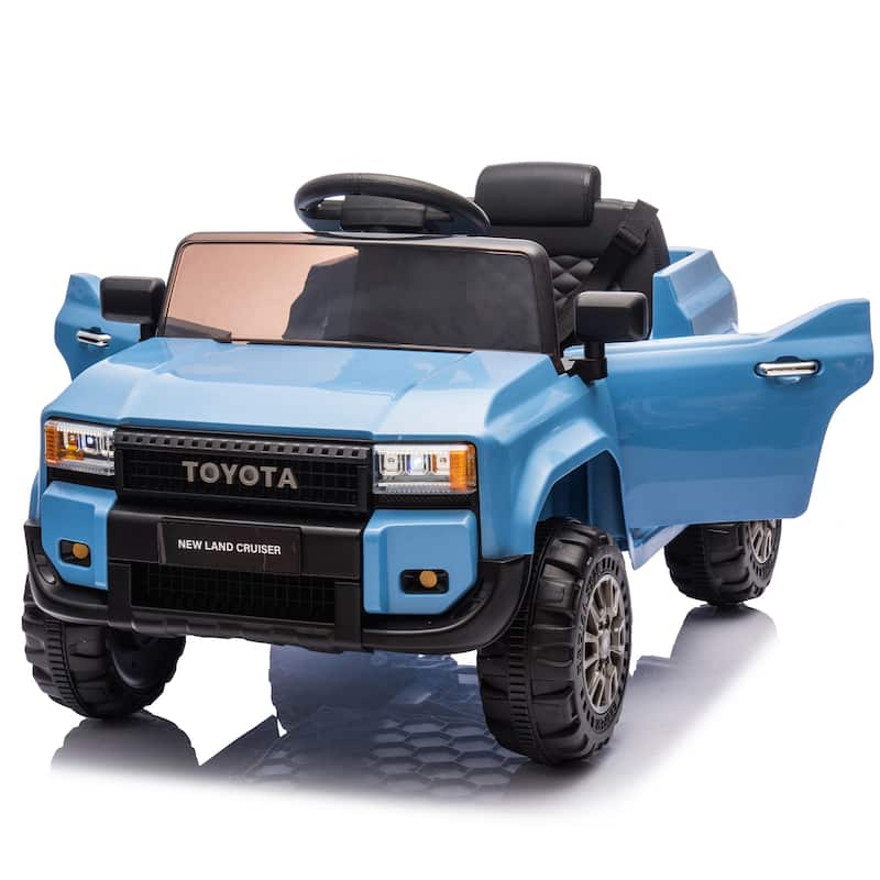 12V Kids Ride On Car W/Parents Control,Licensed Toyota LC250 2024,Four-wheel suspension,Adjustable volume,For Kids Aged 2-4