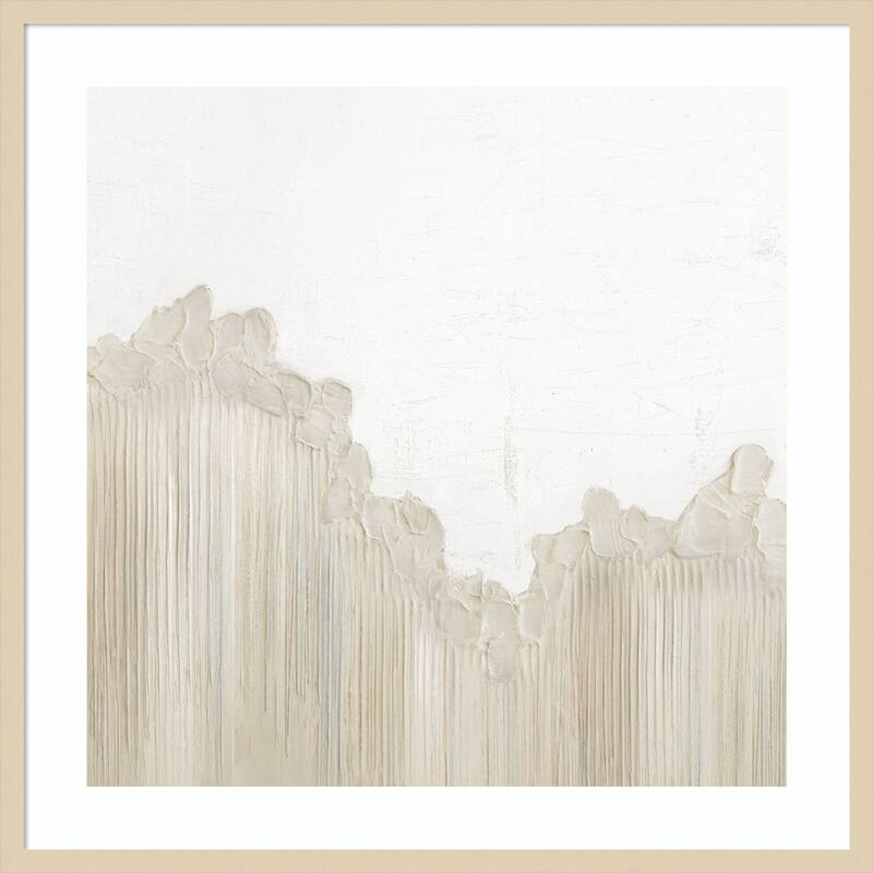 Texture in Neutral Hues No. 2 by Hannah Dawson Wood Framed Wall Art Print