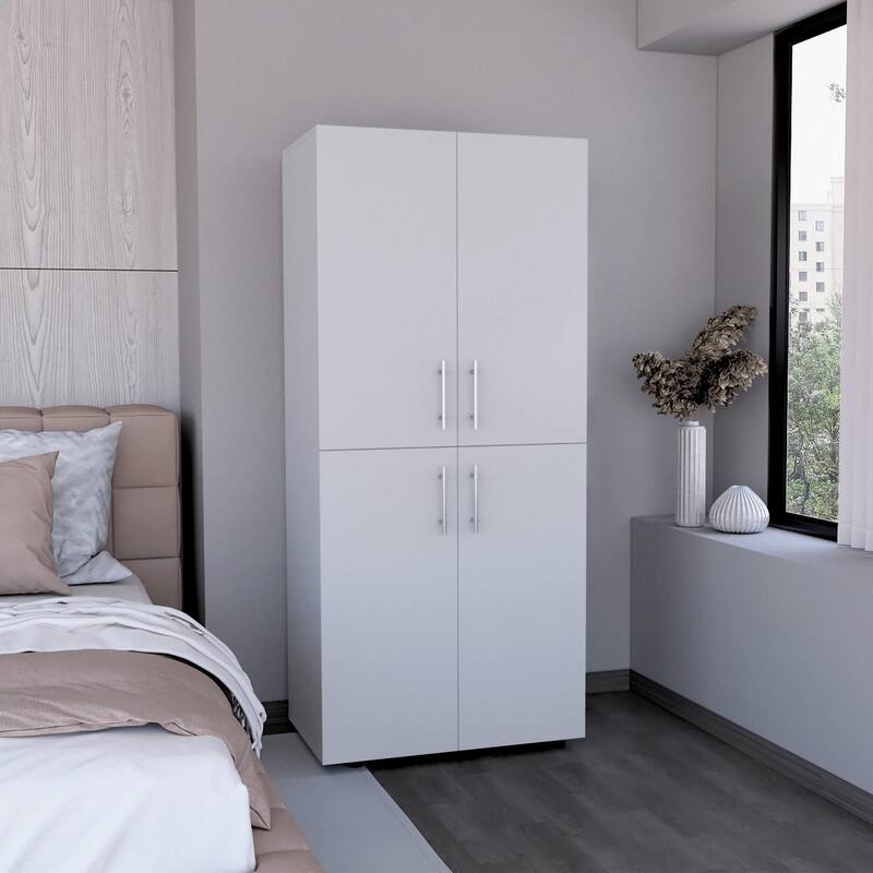Hazel Armoire - White