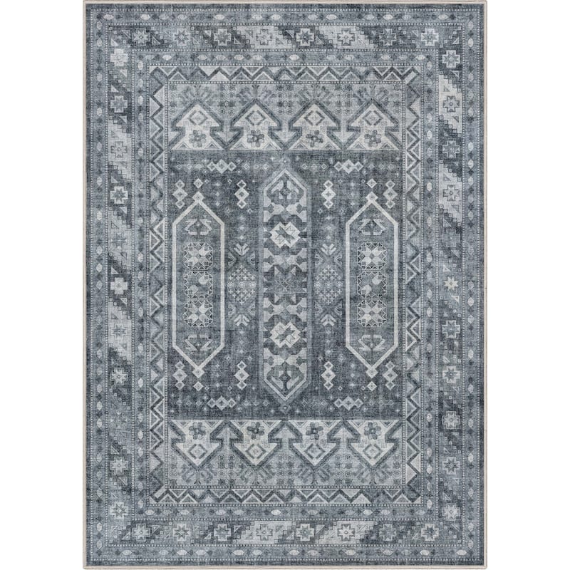 Well Woven Apollo Praha Tribal Machine Washable Area Rug
