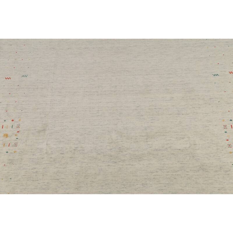 Tribal Gabbeh Area Rug Handmade Wool Carpet - 8'5"x 11'7"