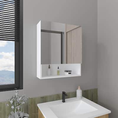 Medicine Cabinet, 2 Doors, 3 Shelves, 1 Mirror