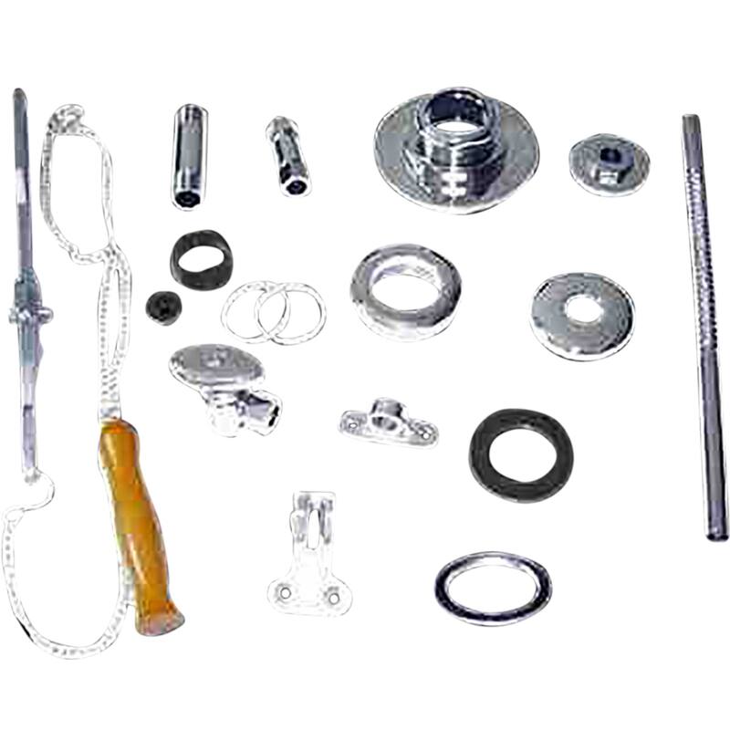 High Tank Toilet Parts Chrome Polished Solid Brass Replacement Toilet Parts Renovators Supply