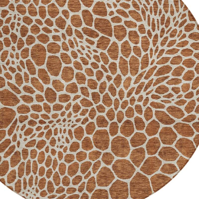 HomeRoots Geometric Transitional Rectangle Outdoor Rug