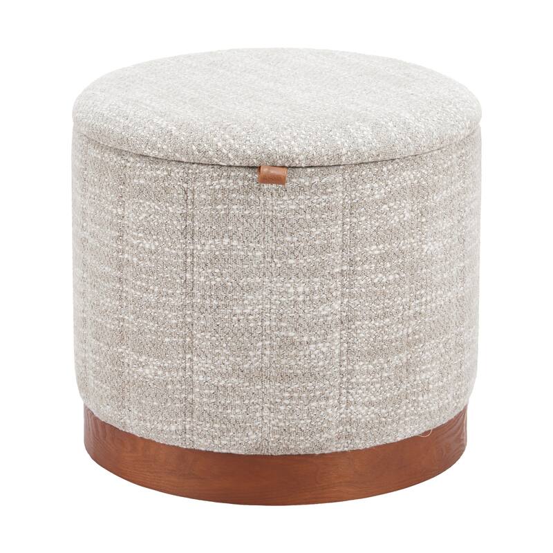 Fije Storage Ottoman Gray