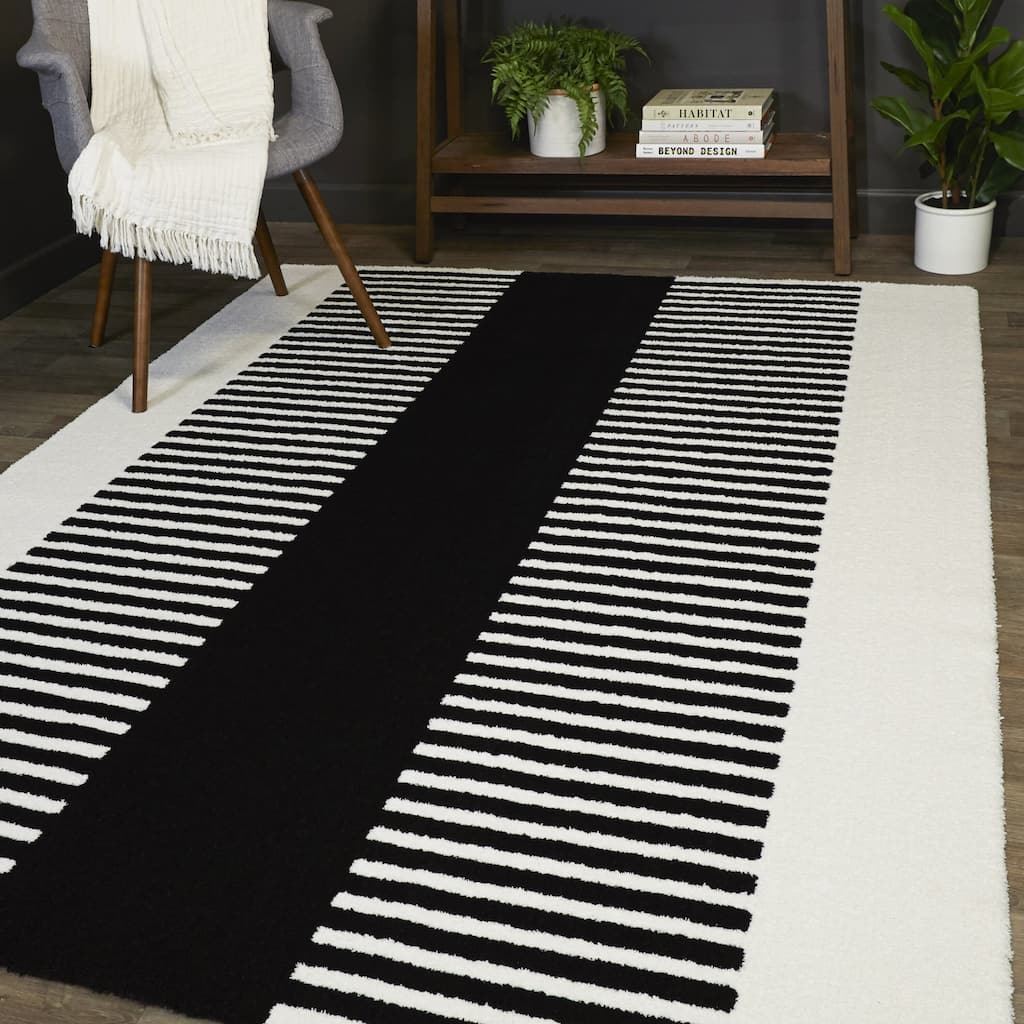 Mathilde Modern Stripe Area Rug