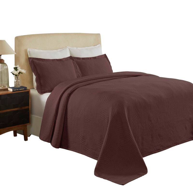 Superior Cascade Cotton Decorative Bedspread Set