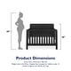 preview thumbnail 9 of 18, Baby Relax Miles 5-in-1 Convertible Crib, Solid Pine Wood