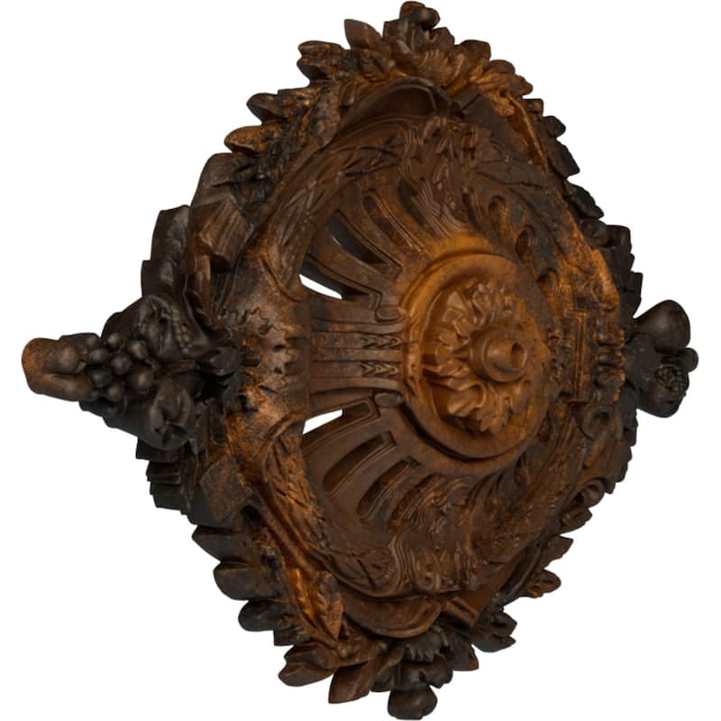 35 7/8"W x 22 1/2"H x 4 3/8"P Antonio Ceiling Medallion