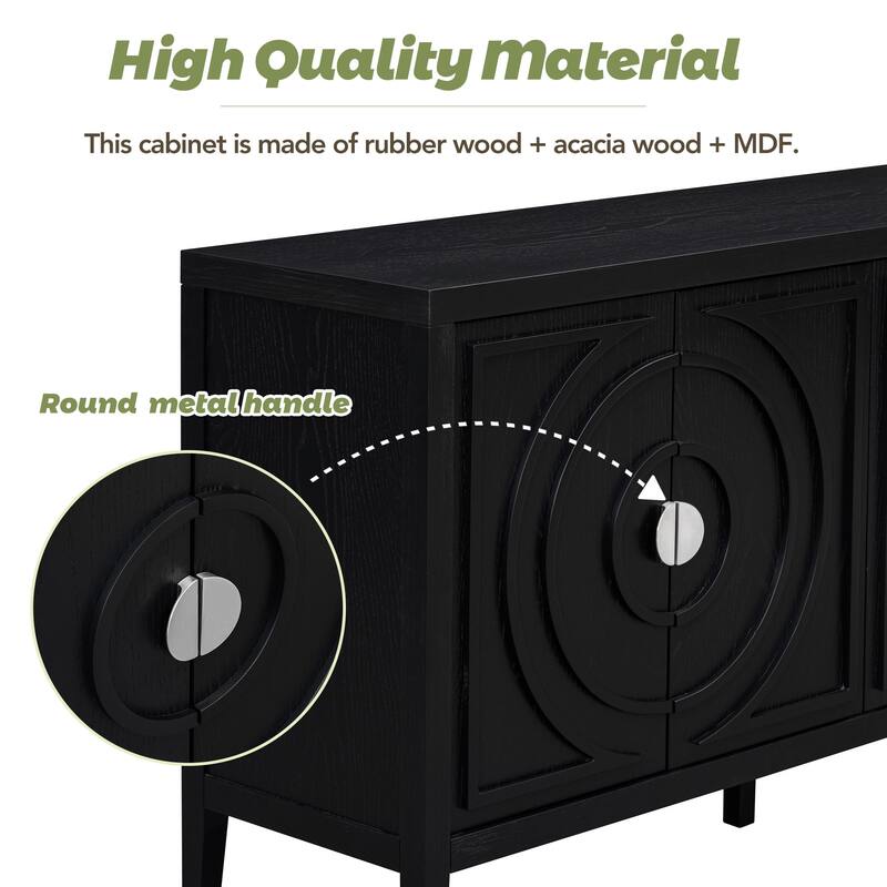 Buffet Sideboard Console Tables Storage Cabinets for Entry Living Room