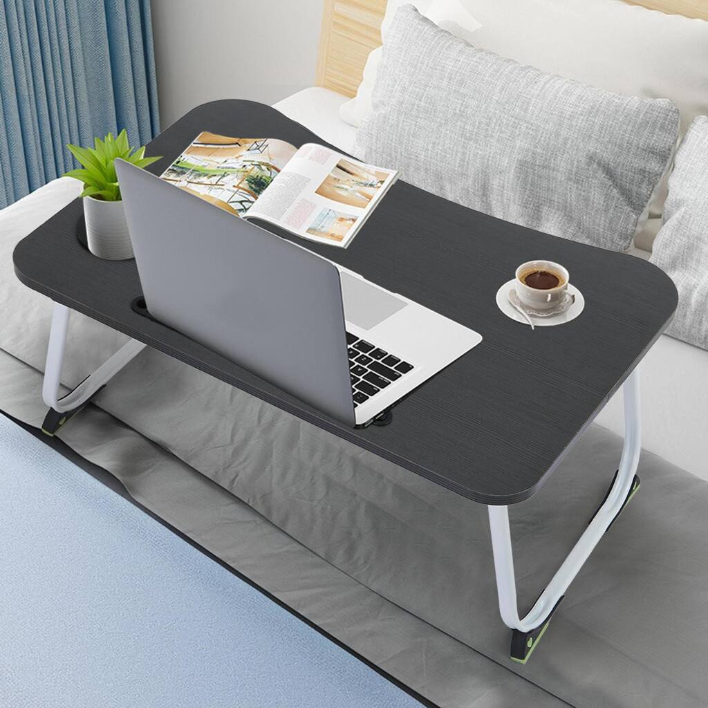 Portable Folding Large Tray Desk Large Bed Tray Foldable Portable Multifunction Laptop Desk Lazy Laptop Table