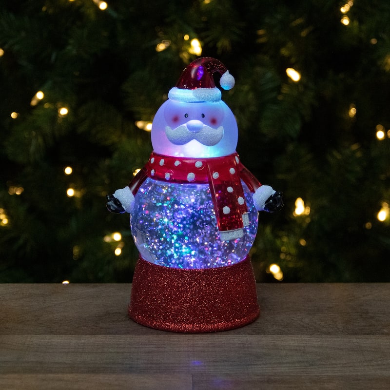 5.75 LED Lighted Santa Claus Christmas Snow Globe - 5.75"