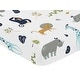 preview thumbnail 3 of 4, Sweet Jojo Designs Fitted Crib Sheet for the Mod Jungle Collection