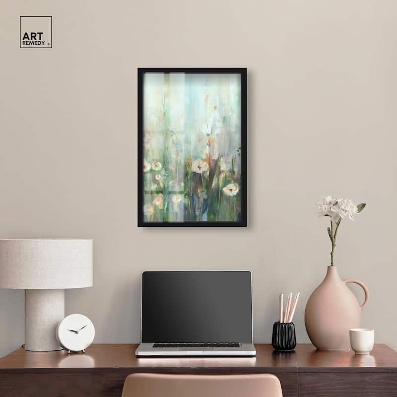 Harmony Green II Shadowbox by Art Remedy