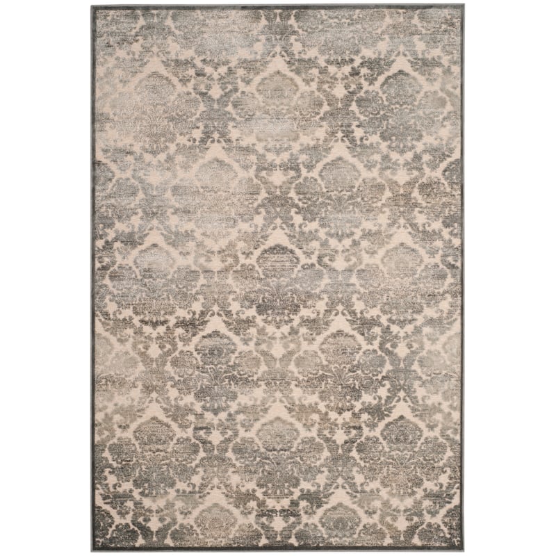 SAFAVIEH Paradise Loremarie Boho Modern Viscose Rug - 5'3" x 7'6" - Cream/Slate Blue