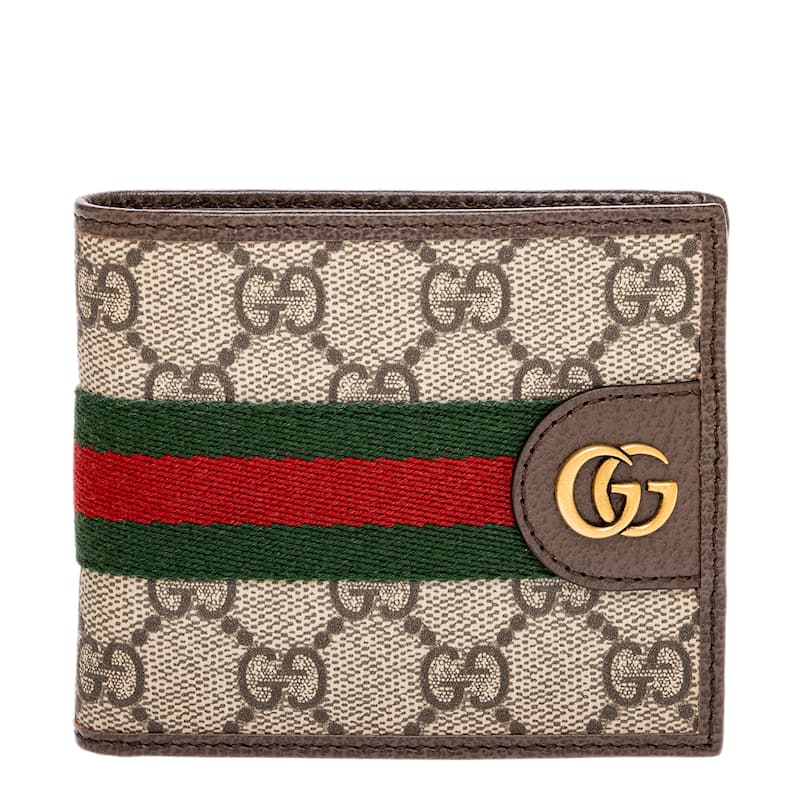 Gucci Men's Ophidia Bifold Wallet - Beige/Brown